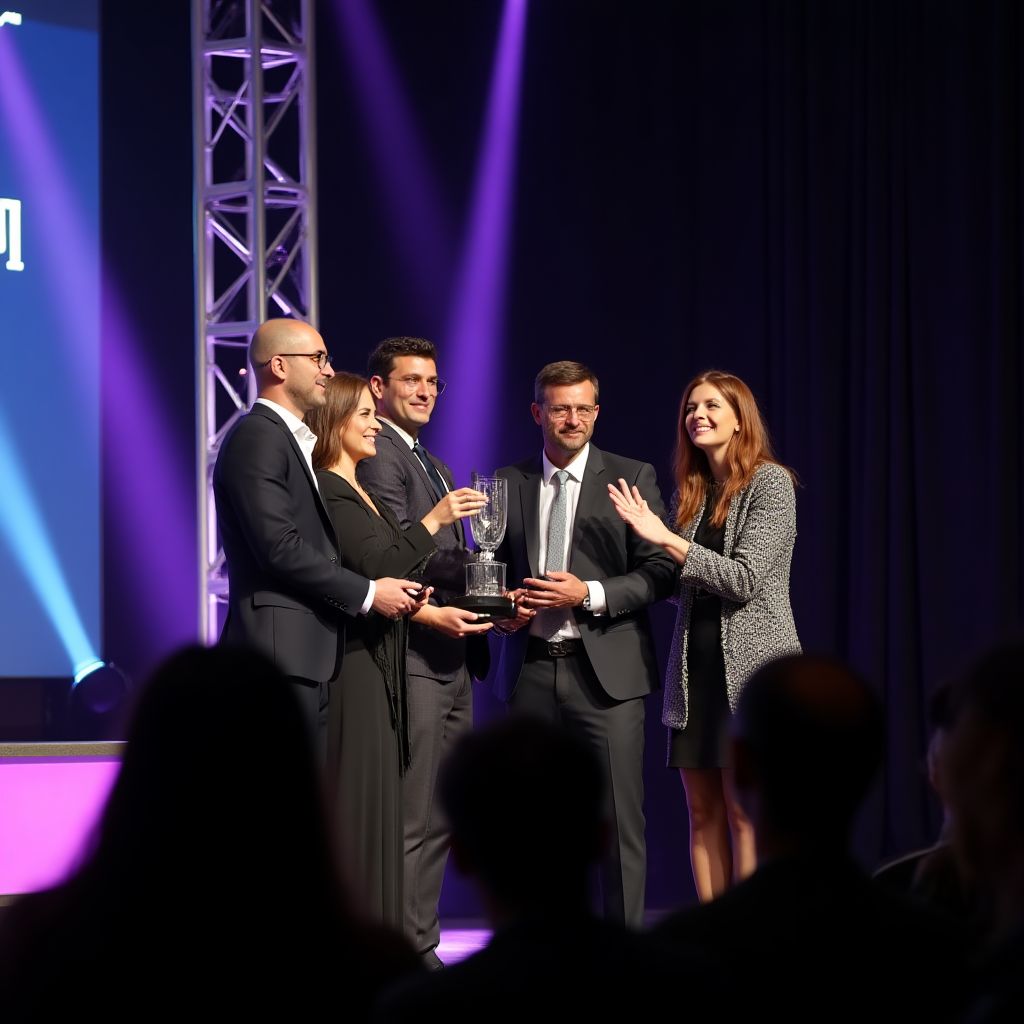 EcoLuma receiving design award